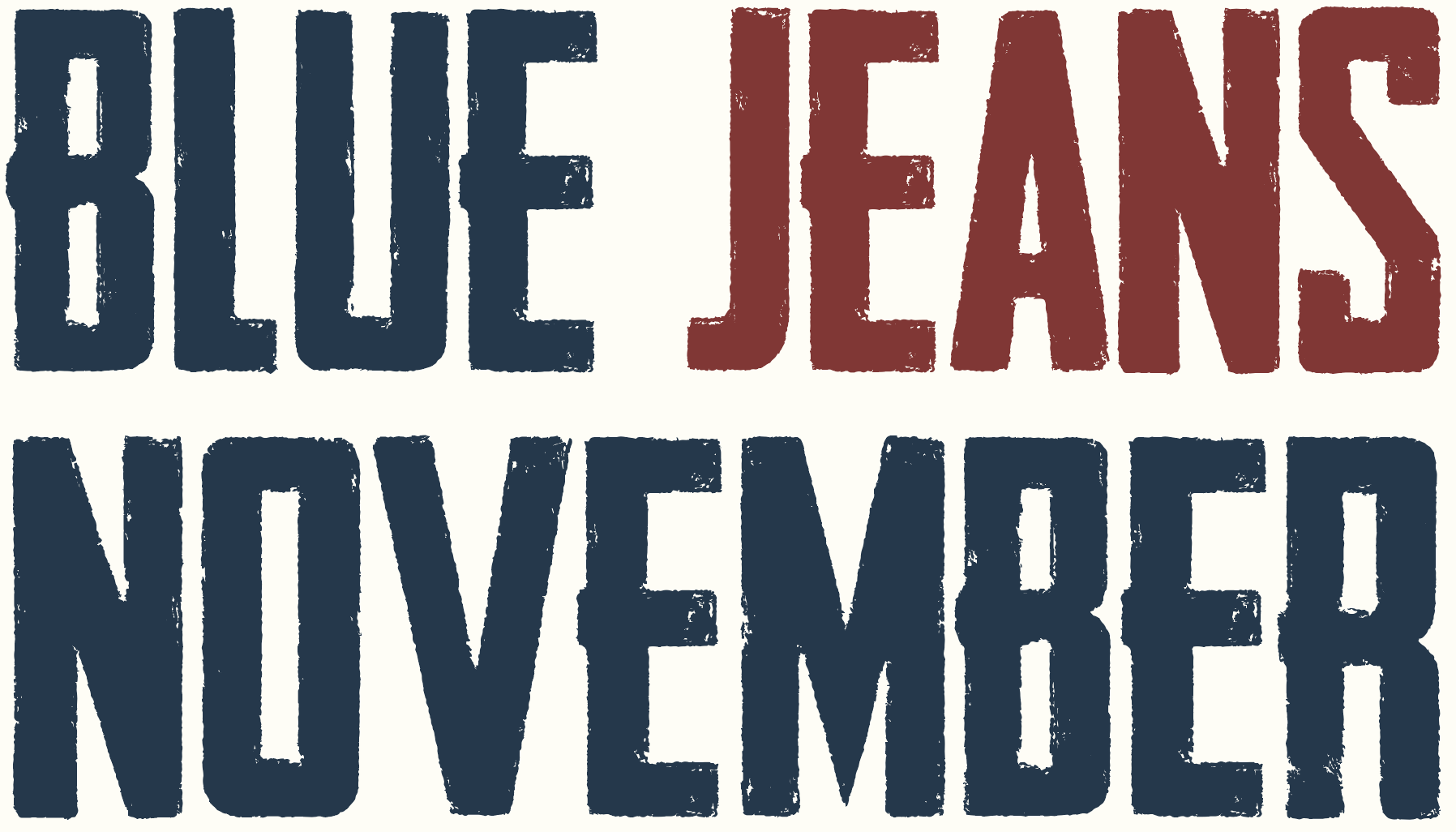 blue jeans november