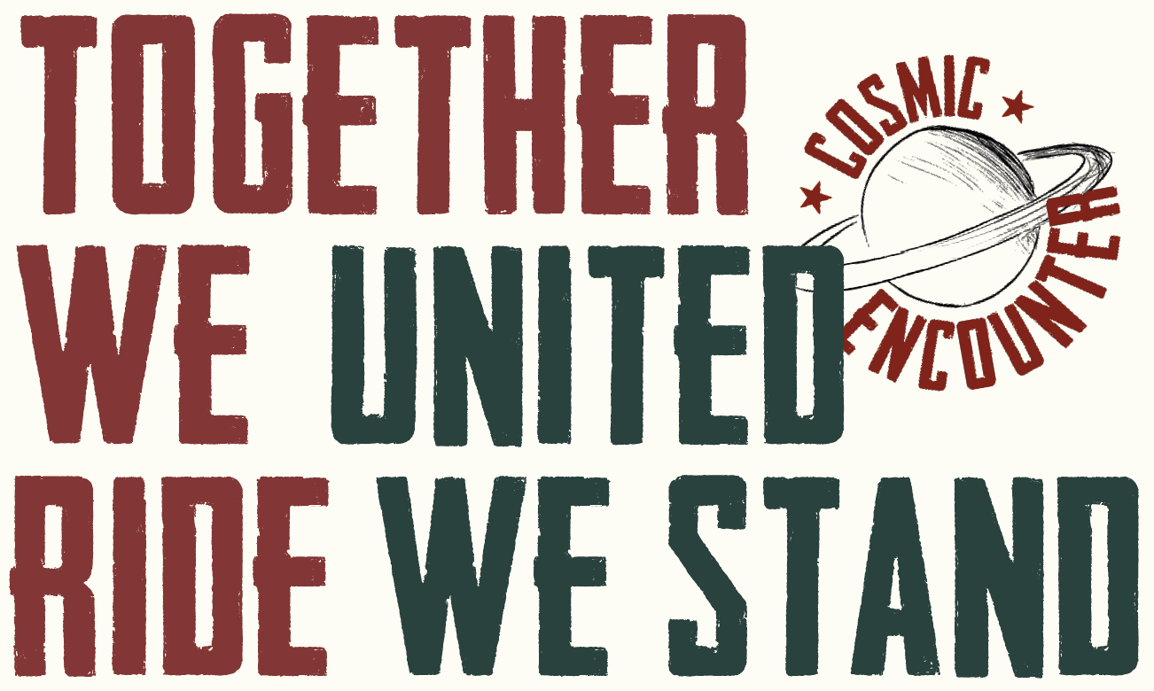 Together we ride - United we stand