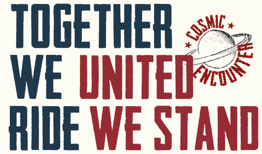 togheter we ride united we stand